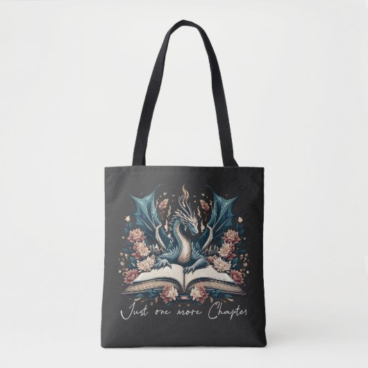 Boekendragontas 'Floral Fantasy' Tote Bag (Voorkant)
