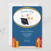 Boekends Graduation Party Kaart (Voorkant)