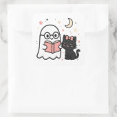Boekengeest Halloween Sticker (Tas)