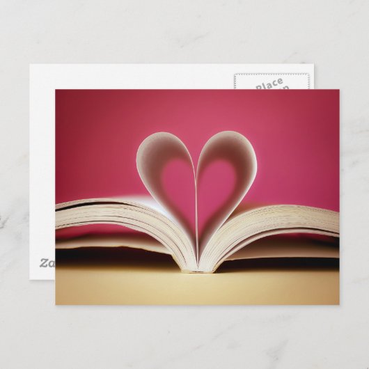 Boekenhart Briefkaart (Voorkant / Achterkant)