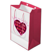 Boekenhart Medium Cadeauzakje (Voorkant Gekanteld)