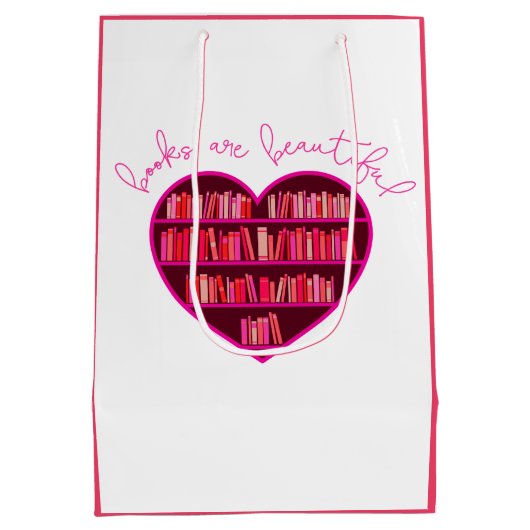 Boekenhart Medium Cadeauzakje (Achterkant)