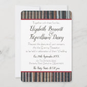  boekenkast avonduitnodiging kaart (Voorkant)