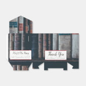  Boekenkast Favor Box Bedankdoosjes (Uitgevouwen)