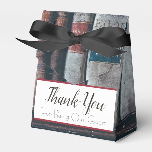  Boekenkast Favor Box Bedankdoosjes (Voorkant Zijde)