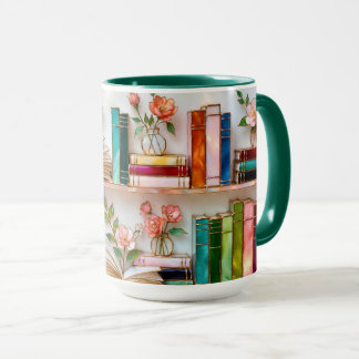 Boekenkast Glas-in-Lood Stijl Mok