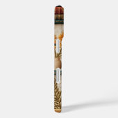 Boekenkast in borduurstijl Case-Mate iPhone case (Achterkant / Rechts)