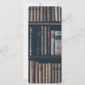  boekenkast menu kaart (Achterkant)