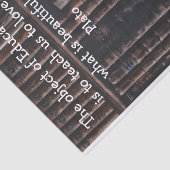 Boekenkast tissuepapier (Detail)