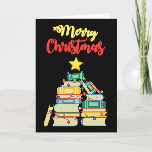 Boekenkerstboom II Kaart (Voorkant)