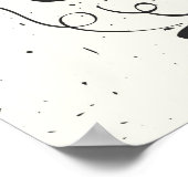 Boekenkoffie en jij maakt me gelukkig poster (Hoek)