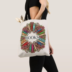 Boekenkrans Boekenliefhebbers Schrijvers Bibliophi Tote Bag
