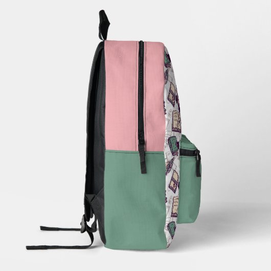 Boekenleeslas Bedrukte Rugzak (Links)