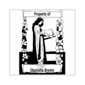 Boekenlegerex libris-stempel rubberstempel (Afrduk)