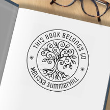 Boekenlegger Rond met Boom