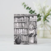 Boekenlezing Briefkaart (Staand voorkant)