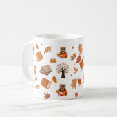 Boekenliefhebber 11oz koffiemok (Voorkant links)