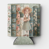 boekenliefhebber | Anne van Green Gables | Bloemen Blikjeskoeler (Voorkant)