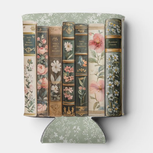 boekenliefhebber | Anne van Green Gables | Bloemen Blikjeskoeler (Achterkant)