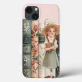 boekenliefhebber | Anne van Green Gables | Bloemen Case-Mate iPhone Case (Achterkant)
