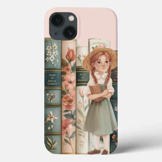 boekenliefhebber | Anne van Green Gables | Bloemen Case-Mate iPhone Case (Achterkant)