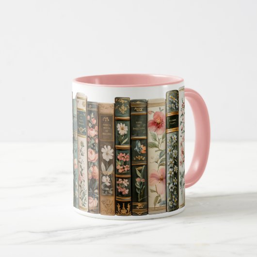 boekenliefhebber | Anne van Green Gables | Bloemen Mok (Voorkant rechts)