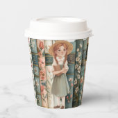boekenliefhebber | Anne van Green Gables | Bloemen Papieren Bekers (Voorkant)