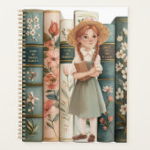 boekenliefhebber | Anne van Green Gables | Bloemen Planner (Voorkant)