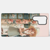 boekenliefhebber | Anne van Green Gables | Bloemen Samsung Galaxy Hoesje (Achterkant horizontaal)