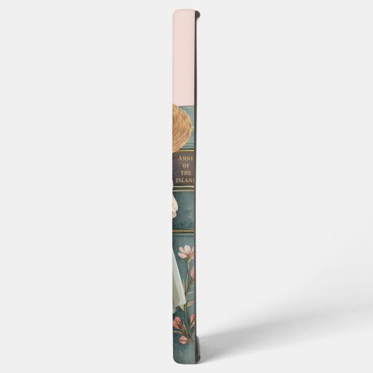 boekenliefhebber | Anne van Green Gables | Bloemen Samsung Galaxy Hoesje (Linkerkant)
