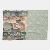 boekenliefhebber | Anne van Green Gables | Bloemen Theedoek (Horizontaal)