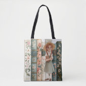 boekenliefhebber | Anne van Green Gables | Bloemen Tote Bag (Voorkant)