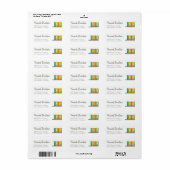 Boekenliefhebber Bibliothecaris Boekenwurm Retoura Etiket (Full Sheet)