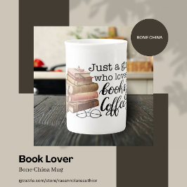 Boekenliefhebber Bone China Mok