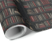 Boekenliefhebber Dark Academia Wrapping Paper Cadeaupapier (Rol Hoek)