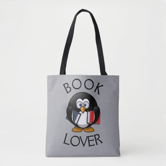 Boekenliefhebber - Designer Canvas tas (Voorkant)