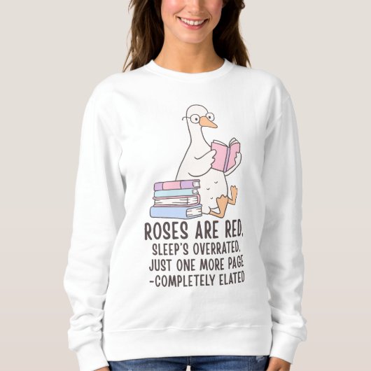 Boekenliefhebber Gans Trui (Voorkant)