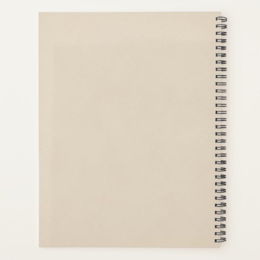 Boekenliefhebber Gepersonaliseerde Planner | bibli (Achterkant)