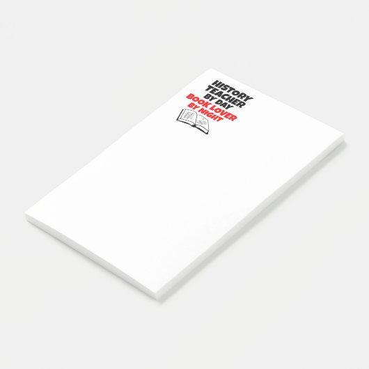 Boekenliefhebber Geschiedenis Leraar Post-it® Notes (Schuin)