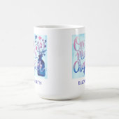 Boekenliefhebber Gift Blue One More Chapter Wildfl Koffiemok (Center)