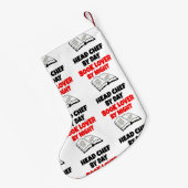 Boekenliefhebber Hoofd Chef Kleine Kerstsok (Achterkant (Hangend))