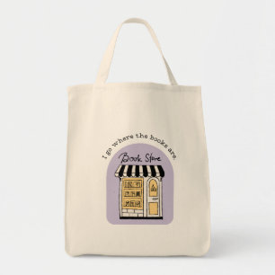 Boekenliefhebber Ik ga Waar De Boeken Canvas tas Z