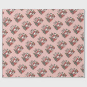 Boekenliefhebber Kattenliefhebber Cadeaupapier (Vlak)