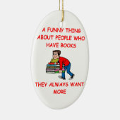 boekenliefhebber keramisch ornament (Rechts)