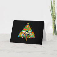 Boekenliefhebber Kerstboom Boekenwurm Bibliothecar
