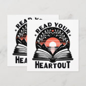 Boekenliefhebber Lees Je Hart Uit Boekennerd (Voorkant / Achterkant)