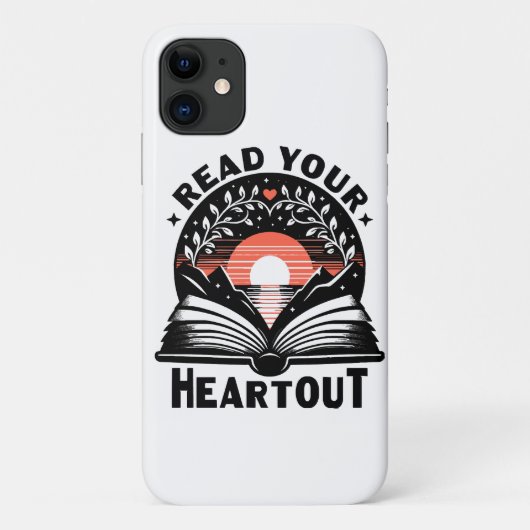Boekenliefhebber Lees Je Hart Uit Boekennerd Case-Mate iPhone Case (Achterkant)