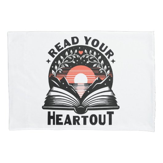 Boekenliefhebber Lees Je Hart Uit Boekennerd Kussensloop (Voorkant)