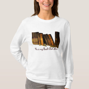 Boekenliefhebber Leesgroep Oud Boek Design T-shirt