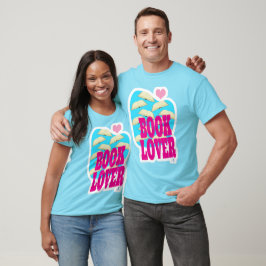 Boekenliefhebber Leuk lezen Logo Art T-shirt